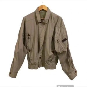 Expedition Street Wise Vintage Mens Small Windbreaker Jacket Tan 90s Lightweight